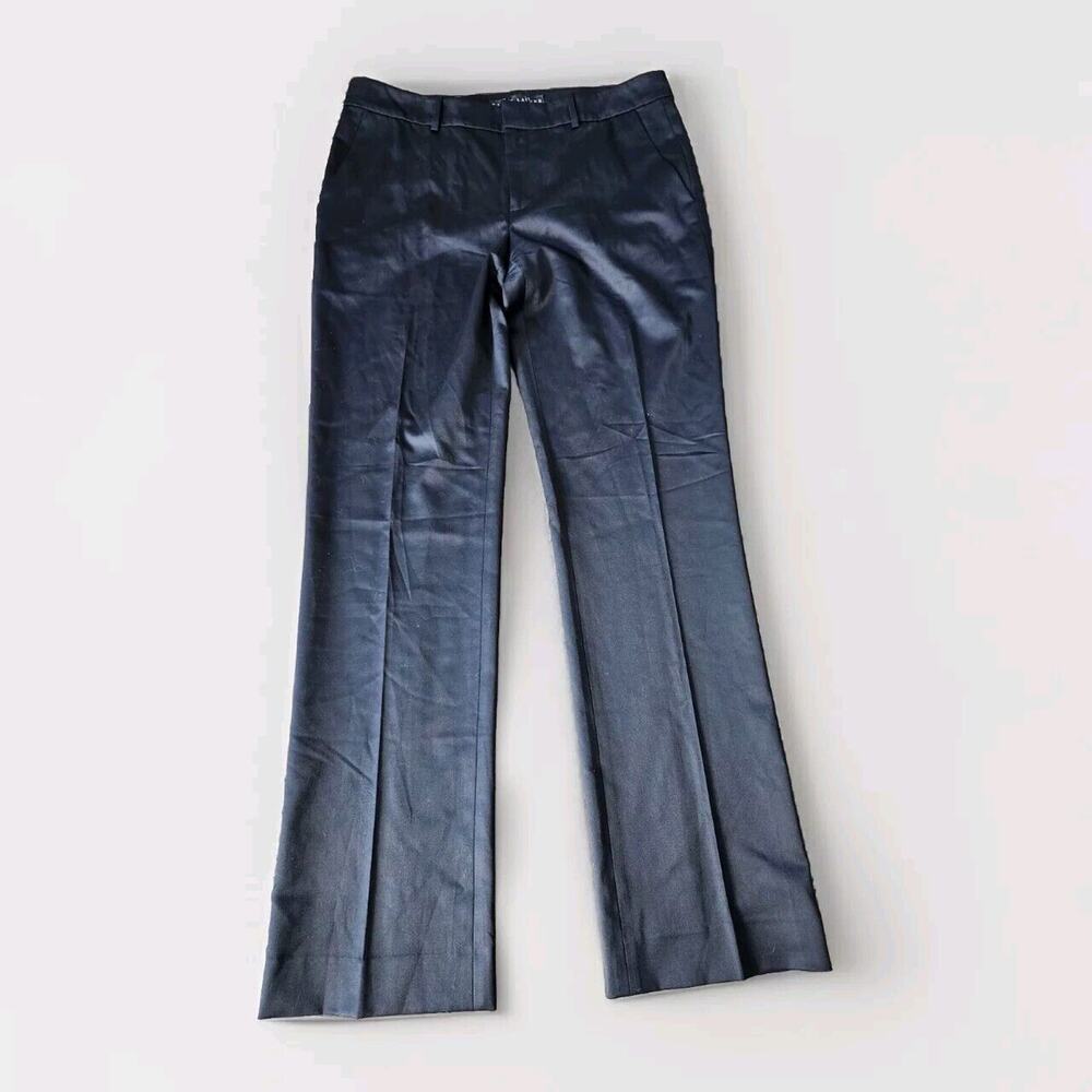Ralph Lauren Black Label Women's Black Wool Blend Career Dress Pants Size 10
